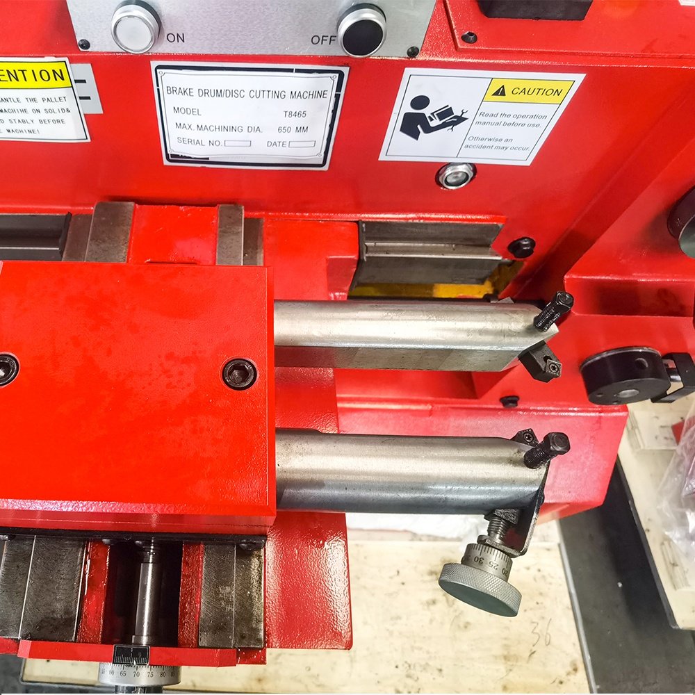 Chinese Manufacturer Brake Disc and Drum Lathe Machine Brake Disc Repair Lathe T8465